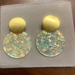 A Classy Chic Boutique Gold and Silver Statement Earrings